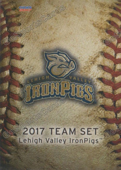 2017 Lehigh Valley IronPigs Header Checklist