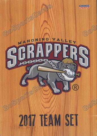2017 Mahoning Valley Scrappers Header Checklist