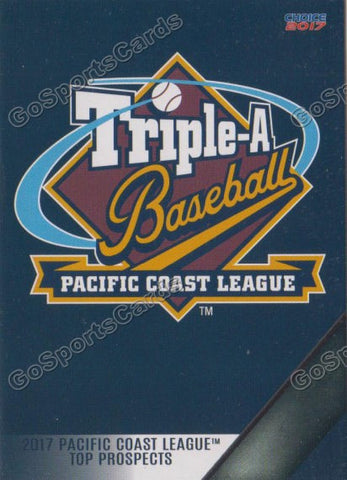 2017 Pacific Coast League Top Prospect PCL Header Checklist