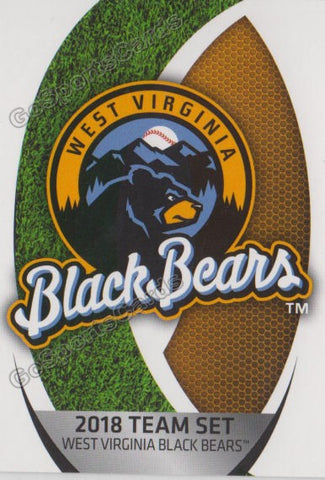 2018 West Virginia Black Bears Header Checklist