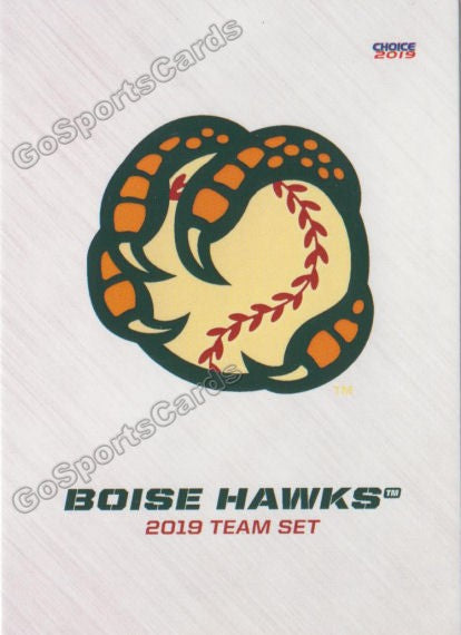 2019 Boise Hawks Header Checklist
