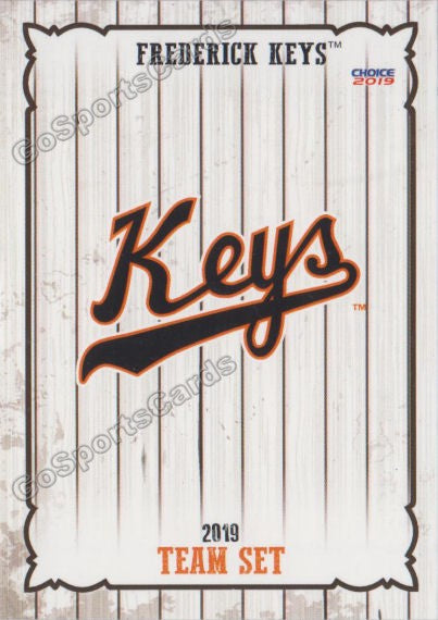 2019 Frederick Keys Header Checklist