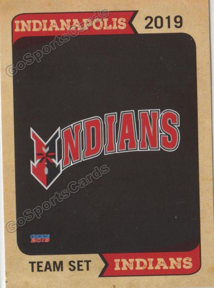 2019 Indianapolis Indians Header Checklist