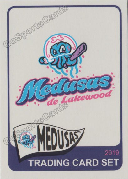 2019 Medusas de Lakewood BlueClaws Header Checklist