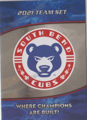 2021 South Bend Cubs Header Checklist
