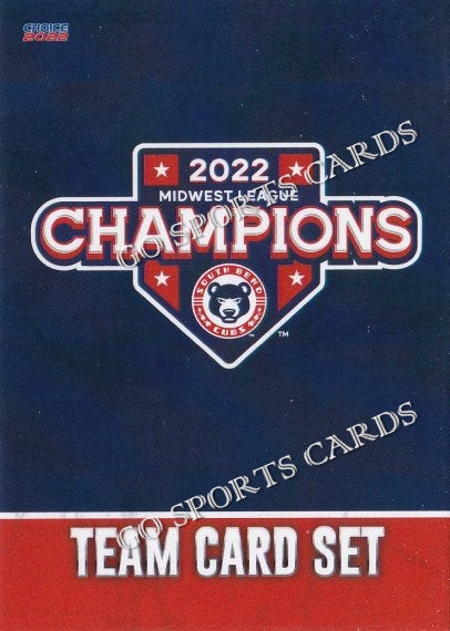 2022 South Bend MWL Champions Header Checklist