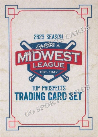 2023 Midwest League Top Prospects Header Checklist
