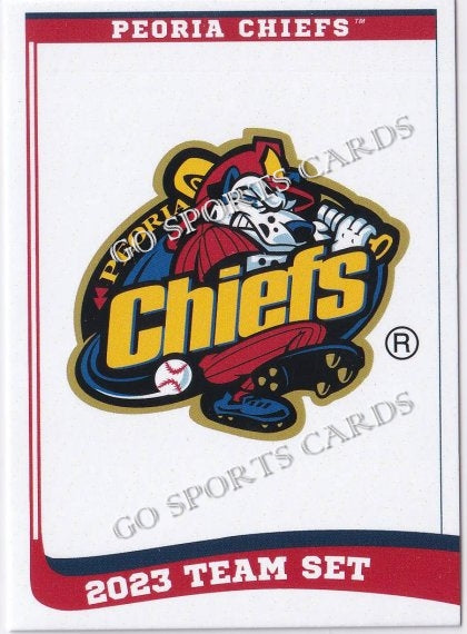 2023 Peoria Chiefs Header Checklist – Go Sports Cards