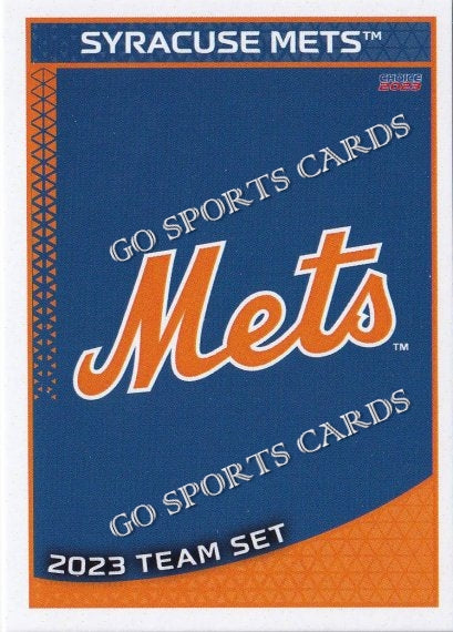 2023 Syracuse Mets Header Checklist