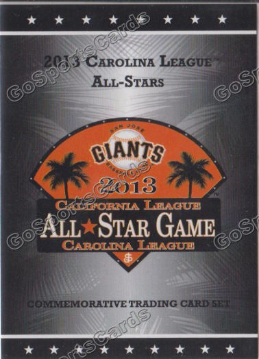 2013 Carolina League All Star Header Card