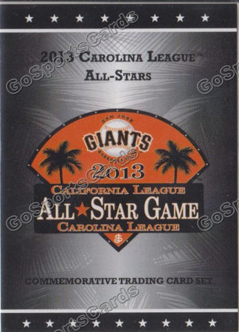 2013 Carolina League All Star Header Card