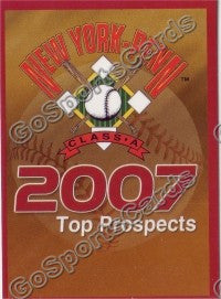 2006 New York Penn League Top Prospects Header Card