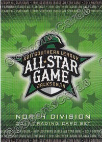 2011 Southern League All Star North Division Header Card