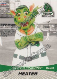 2012 Dayton Dragons Heater Mascot