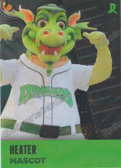 2016 Dayton Dragons Heater Mascot