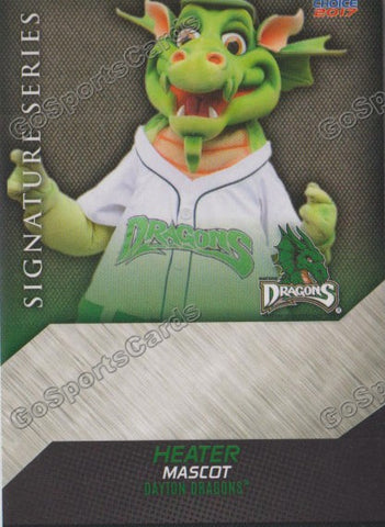 2017 Dayton Dragons Heater Mascot