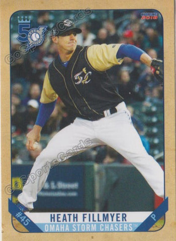 2018 Omaha Royals Heath Fillmyer