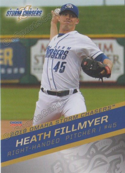 2019 Omaha Storm Chasers Heath Fillmyer