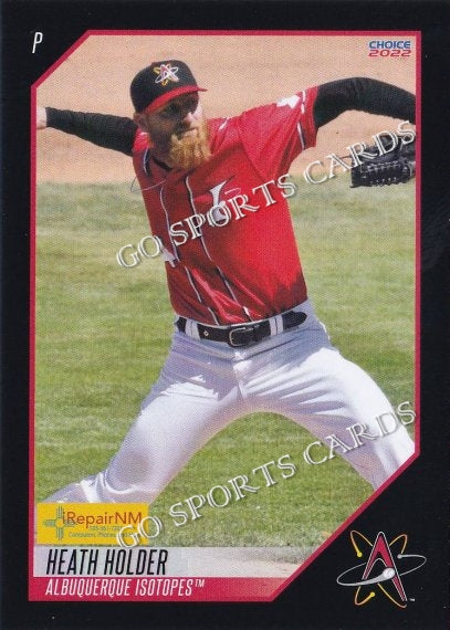 2022 Albuquerque Isotopes SGA Heath Holder