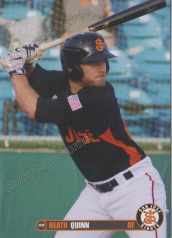 2018 San Jose Giants Heath Quinn