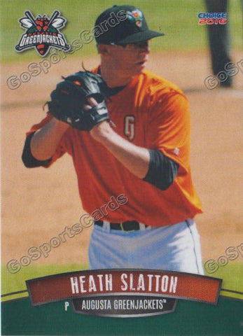 2016 Augusta Greenjackets Heath Slatton