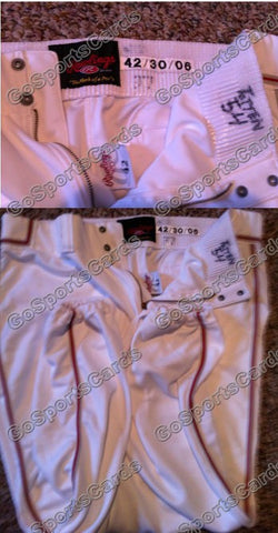 Heath Totten 2005 Reading Phillies Game Used Pants White