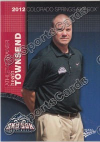 2012 Colorado Springs Sky Sox Heath Townsend