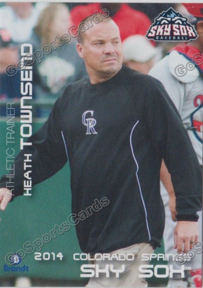2014 Colorado Springs Sky Sox Heath Townsend