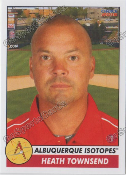 2015 Albuquerque Isotopes Heath Townsend