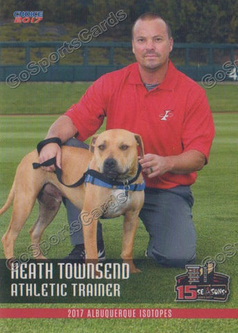 2017 Albuquerque Isotopes Heath Townsend