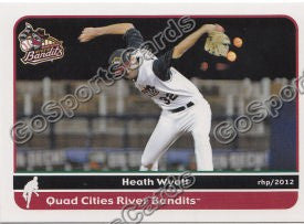 2012 Quad Cities River Bandits Heath Wyatt