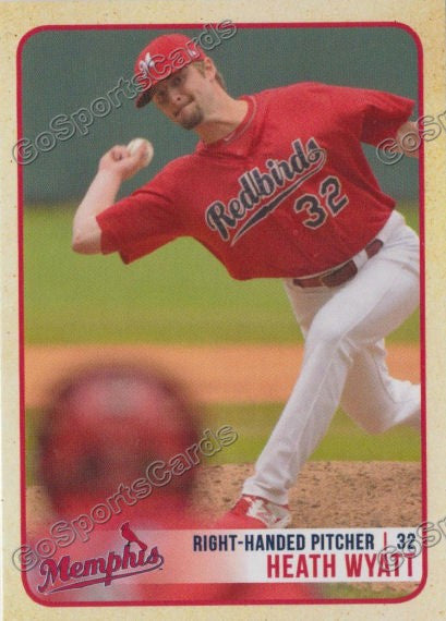 2014 Memphis Redbirds Heath Wyatt