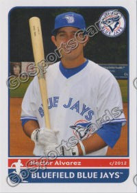 2012 Bluefield Blue Jays Hector Alvarez
