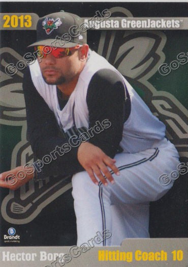 2013 Augusta Greenjackets Hector Borg