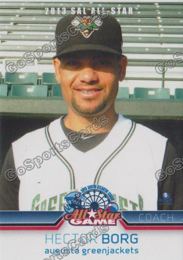 2013 South Atlantic League All Star SAL SD Hector Borg