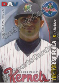 2008 Cedar Rapids Kernels DAV Hector Estrella