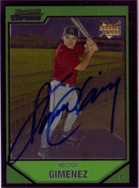 Hector Gimenez 2007 Bowman Chrome (Autograph)