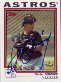 Hector Gimenez 2004 Topps Traded (Autograph)