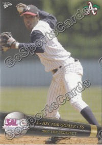 2007 South Atlantic League Top Prospects Hector Gomez