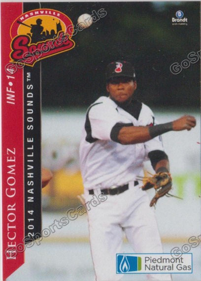2014 Nashville Sounds Hector Gomez