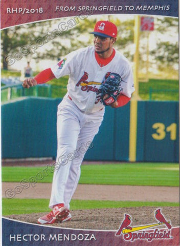 2018 Springfield Cardinals SGA Hector Mendoza