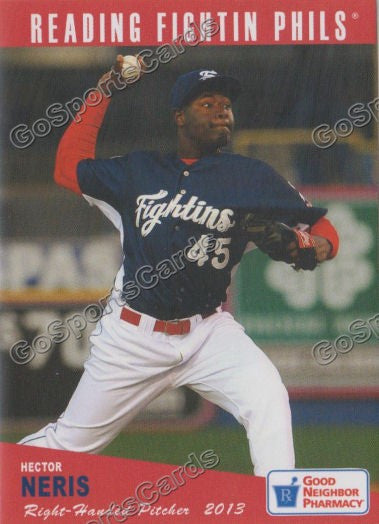 2013 Reading Fightins Phils Updated SGA 2nd Hector Neris