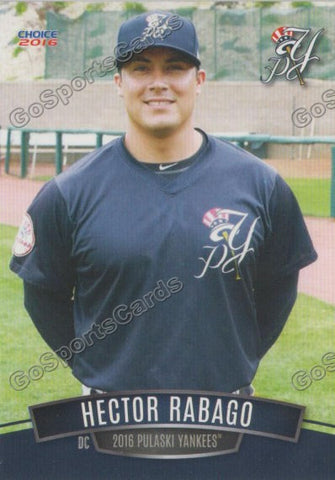 2016 Pulaski Yankees Hector Rabago