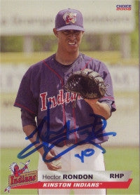 Hector Rondon 2008 Kinston Indians (Autograph)