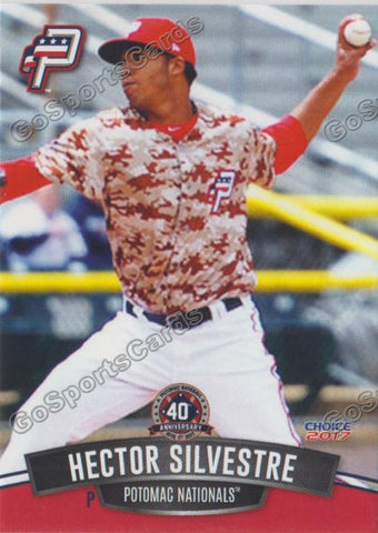 2017 Potomac Nationals Hector Silvestre