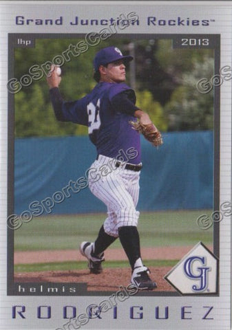 2013 Grand Junction Rockies Helmis Rodriguez