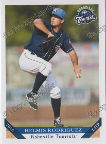 2015 Asheville Tourists Helmis Rodriguez
