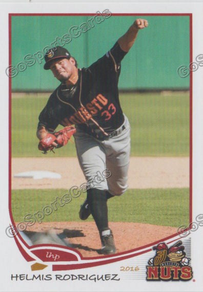 2016 Modesto Nuts Helmis Rodriguez