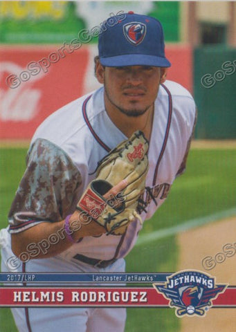 2017 Lancaster JetHawks Helmis Rodriguez
