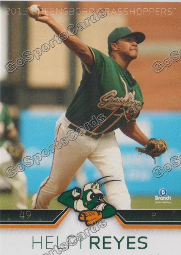 2013 Greensboro Grasshoppers Helpi Reyes
